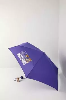 Зонт механический с принтом Scribble bears Moschino