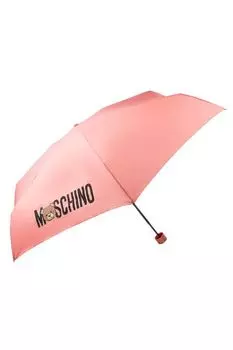 Зонт с фирменным принтом Bear in the tube Moschino