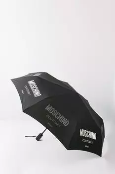 Зонт с логотипом бренда Moschino