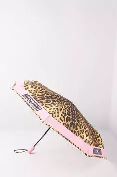 Зонт с логотипом бренда Moschino