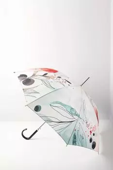 Зонт-трость с принтом Doppler