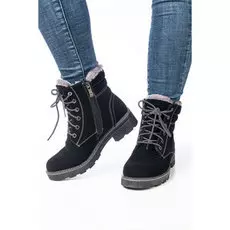 Ботинки женские Vajra D1501-1A (36, Черный)