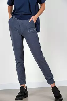Брюки женские спорт "ГЛАМУР" 5253 (XL-2XL, Зеленый)