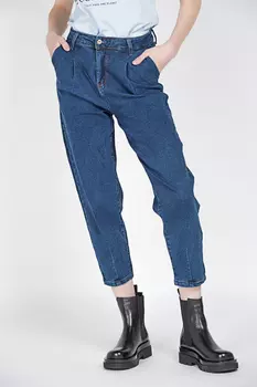 Джинсы женские Denim L8196 + ремень (29, Синий)