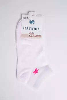 Носки женские Наташа 6796-2 (37-41, Белый)