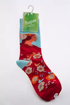 Носки женские Super Socks B144-6 (37-43, Красный)