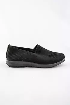 Полуботинки (туфли) женские Fashion H13601-1 текстиль (38, Черный)
