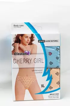 Трусы комплект Cherry girl 61399 (L, Голубой)