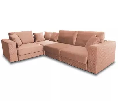 Диван-кровать угловой Бергер, велюр