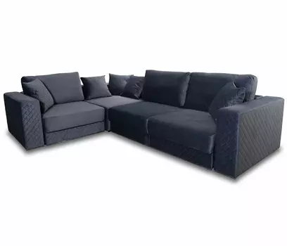 Диван-кровать угловой Бергер, велюр