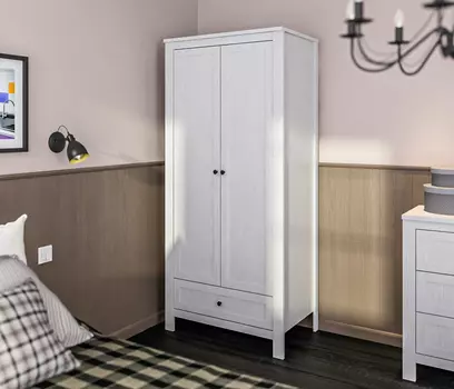 Гермес СБ-3093 Шкаф 2 дверный с ящиком