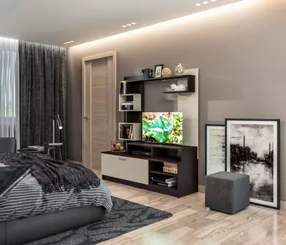 Интеро СБ-2741 Стенка Венге Камиро/Дуб Паллада