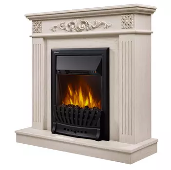 Камин Electrolux Classic EFP/P-1020LS с порталом Noce Classic шпон белёный дуб