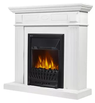 Камин Electrolux Classic EFP/P-1020LS с порталом Bianco Classic белый