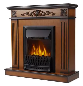 Камин Electrolux Classic EFP/P-1020LS с порталом Noce Classic шпон орех