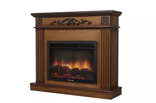 Камин Electrolux EFP/P-2520LS с порталом Noce 25 шпон орех