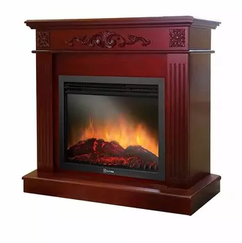Камин Electrolux EFP/P-2520LS с порталом Noce 25 шпон Красное Дерево