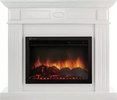 Камин Electrolux EFP/P-3020LS с порталом Bianco 30 белый