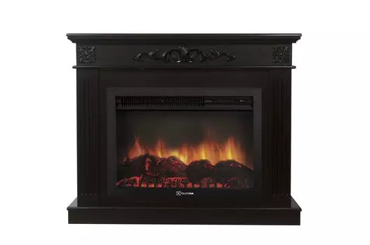 Камин Electrolux Sphere Plus EFP/P-2720RLS с порталом Noce 25 шпон Венге