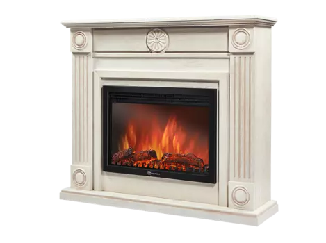 Камин Electrolux Sphere Plus EFP/P-2720RLS c Порталом Frame 25 шпон белёный дуб