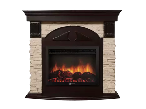 Камин Electrolux Sphere Plus EFP/P-2720RLS спорталом Torre 25U(угловой)каменьслон.кость,шпонтемн.дуб