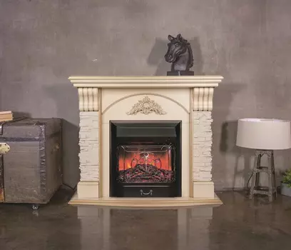 Каминокомплект ATHENA STD/EUG WT-G +Majestic bl