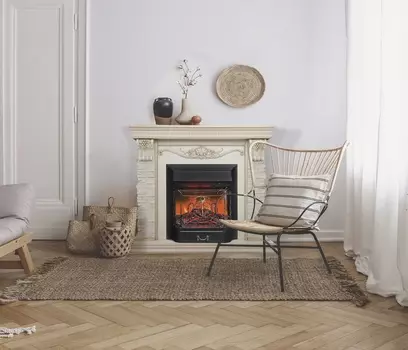 Каминокомплект PATRICIA STD WT +Majestic BL