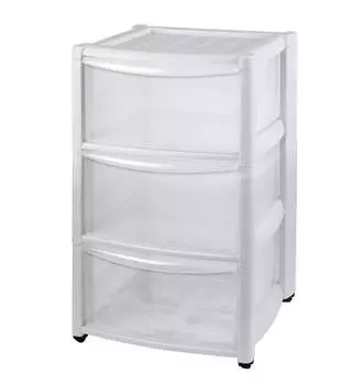 КОМОД НА КОЛЕСАХ АМАДЕО 3 ЯЩИКА