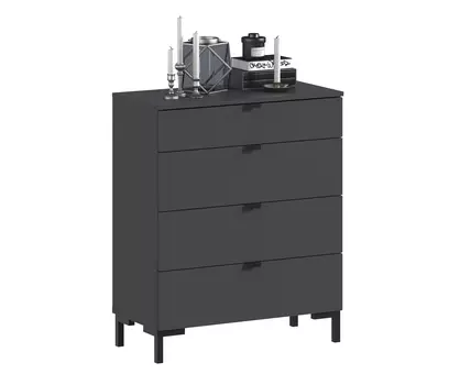 Комод Тренд СБ-3444 4 ящика Диамант серый