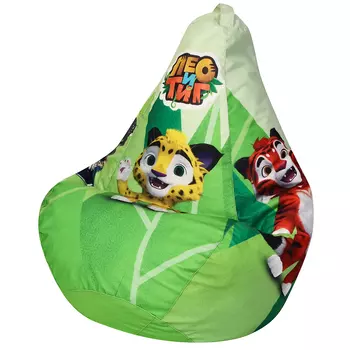 Кресло Мешок Груша,Велюр, Лео и Тиг