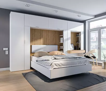 Мальта Спальня кровать с подъемным механизмом