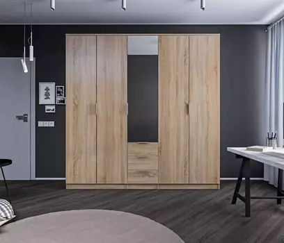 Николь СБ-2594/1 Шкаф 5-ти дверный