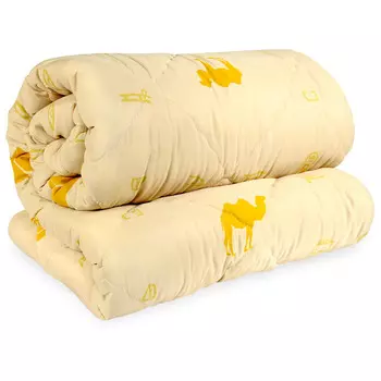 Одеяло из верблюжей шерсти в чехле из микрофибры, 140х205 см