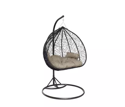 Подвесное кресло двухместное арт. SC-007, черный