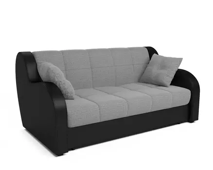 Прямой диван Боро, рогожка и экокожа