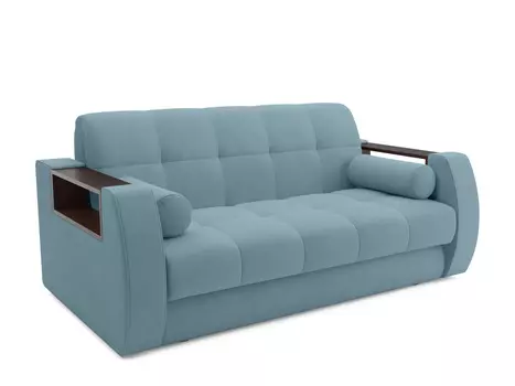 Прямой диван Боро №3, велюр Luna
