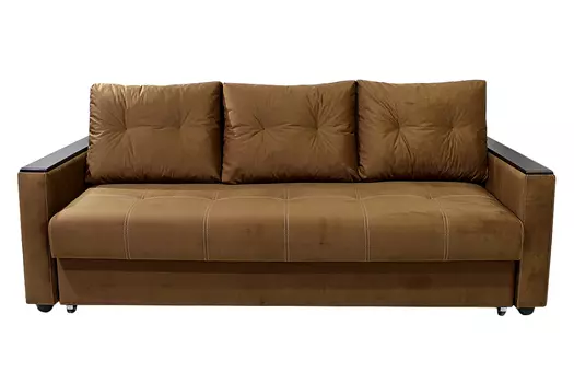 Прямой диван Денвер феникс дарк браун (НПБ)