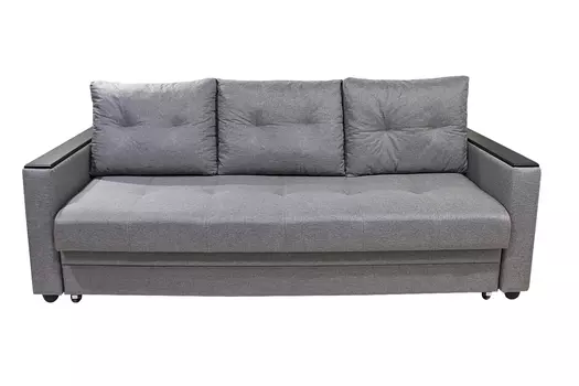 Прямой диван Денвер тесла сильвер (НПБ)