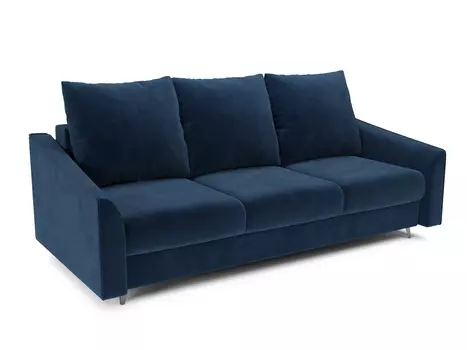 Прямой диван Кардиф, велюр Luna