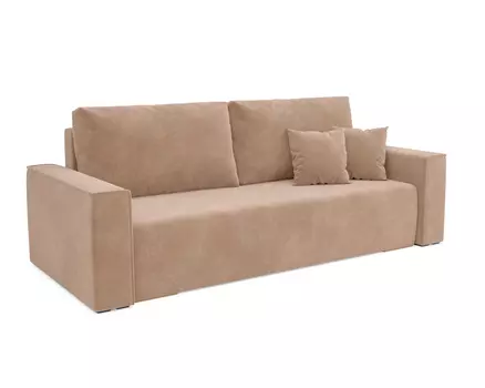 Прямой диван Манчестер, велюр Luna