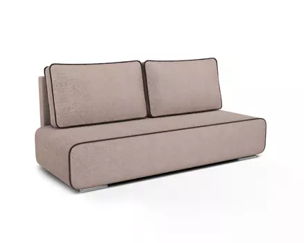 Прямой диван Маркус, рогожка и микровелюр