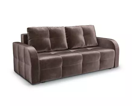 Прямой диван Марс №3, вельвет (бархат)