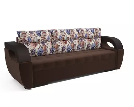 Прямой диван Мартинес, микровелюр и экокожа