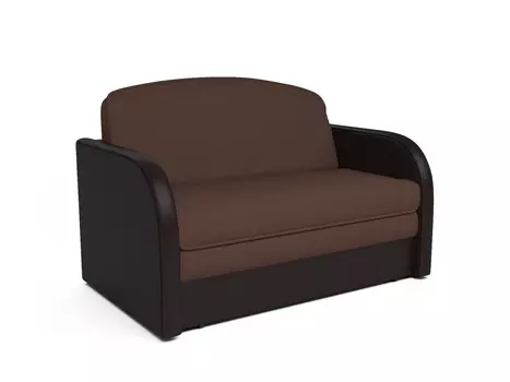 Прямой диван Планк, рогожка и экокожа