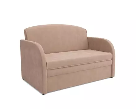 Прямой диван Планк, велюр Luna