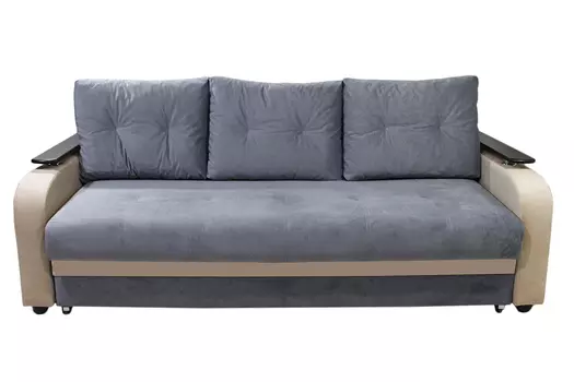 Прямой диван Севилья саванна сильвер/саванна беж (НПБ)