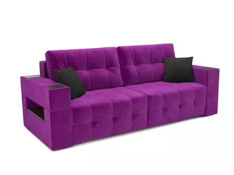 Прямой диван Валенсия, микровелюр