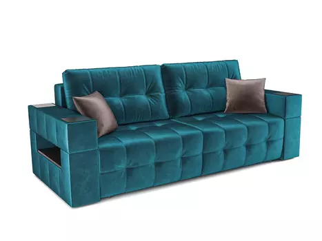 Прямой диван Валенсия, вельвет (бархат)