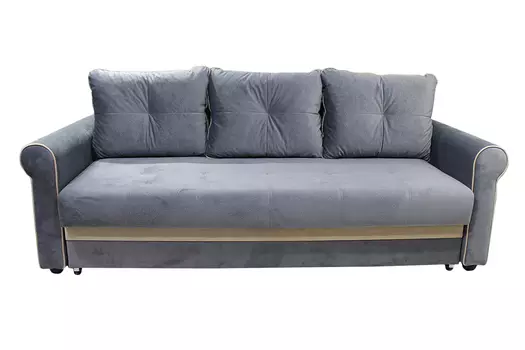 Прямой диван Верона саванна сильвер (НПБ)