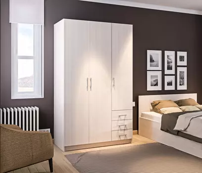 Шкаф 3 дверный Терра СБ-2797/1